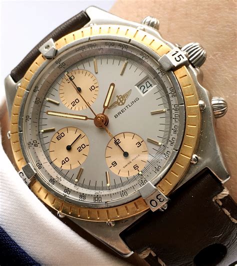 breitling gold chronomat|breitling gold bezel.